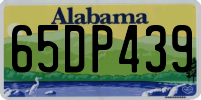 AL license plate 65DP439