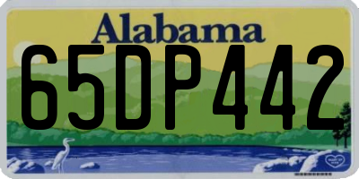 AL license plate 65DP442