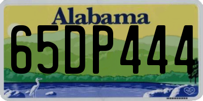 AL license plate 65DP444