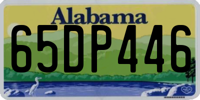 AL license plate 65DP446