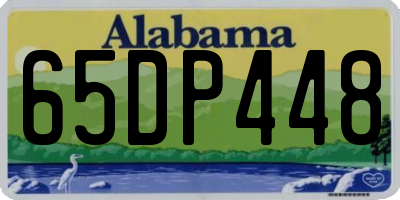 AL license plate 65DP448