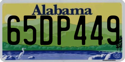 AL license plate 65DP449