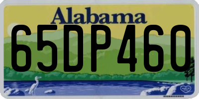 AL license plate 65DP460
