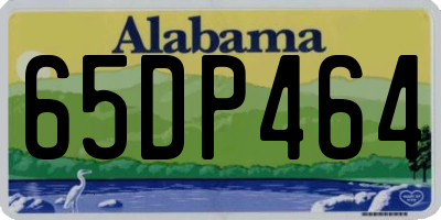 AL license plate 65DP464