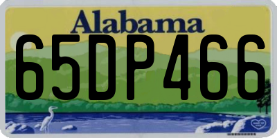 AL license plate 65DP466