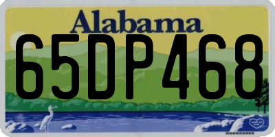 AL license plate 65DP468