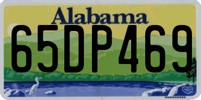 AL license plate 65DP469