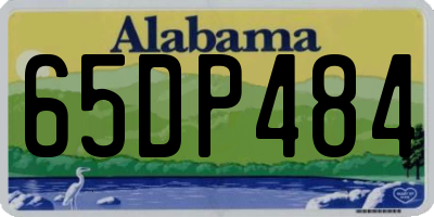 AL license plate 65DP484