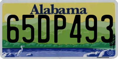 AL license plate 65DP493