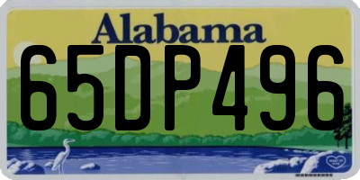AL license plate 65DP496