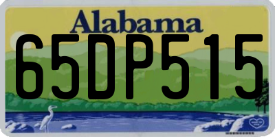AL license plate 65DP515