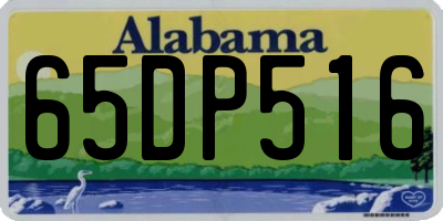 AL license plate 65DP516