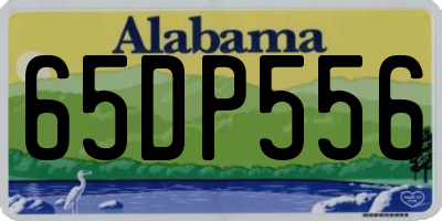 AL license plate 65DP556