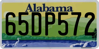 AL license plate 65DP572