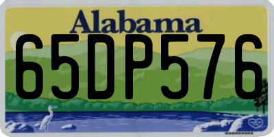 AL license plate 65DP576