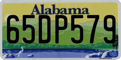 AL license plate 65DP579