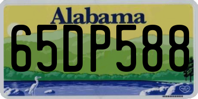 AL license plate 65DP588