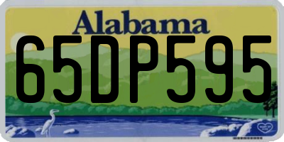 AL license plate 65DP595