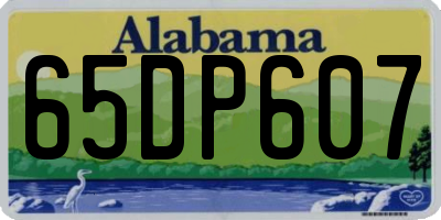 AL license plate 65DP607