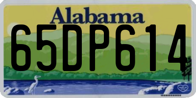 AL license plate 65DP614