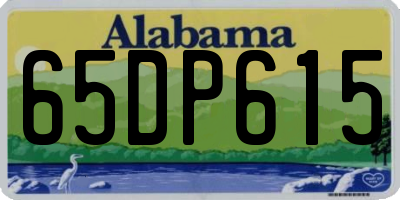 AL license plate 65DP615
