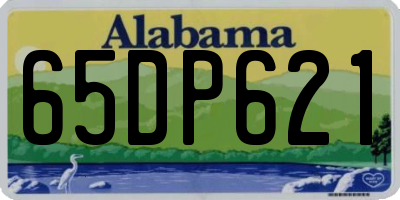 AL license plate 65DP621