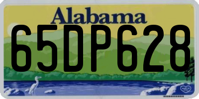 AL license plate 65DP628