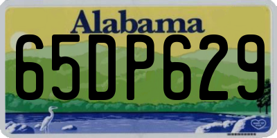 AL license plate 65DP629