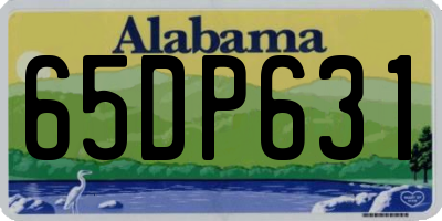 AL license plate 65DP631