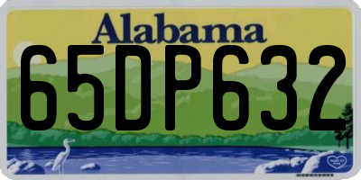 AL license plate 65DP632
