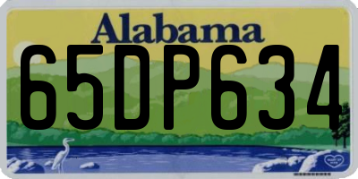 AL license plate 65DP634