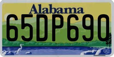 AL license plate 65DP690