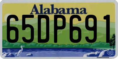 AL license plate 65DP691