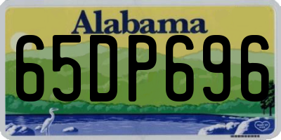 AL license plate 65DP696
