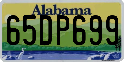 AL license plate 65DP699