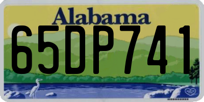 AL license plate 65DP741
