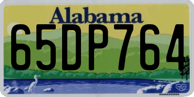 AL license plate 65DP764