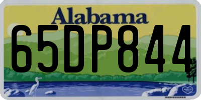 AL license plate 65DP844