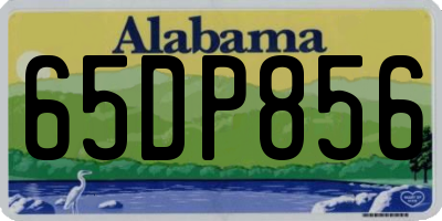 AL license plate 65DP856