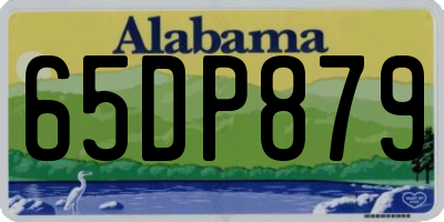 AL license plate 65DP879