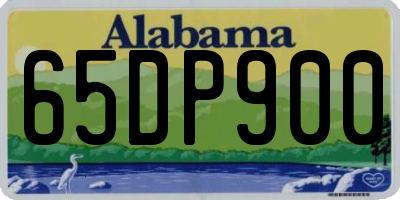 AL license plate 65DP900