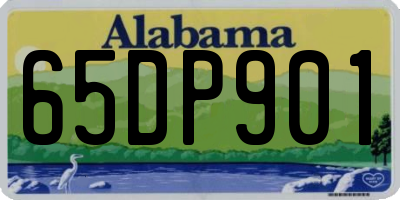 AL license plate 65DP901