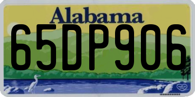 AL license plate 65DP906