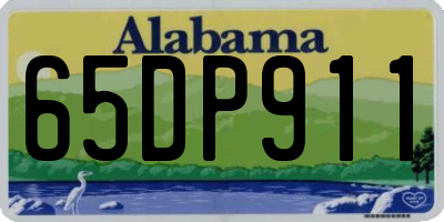 AL license plate 65DP911