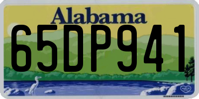 AL license plate 65DP941