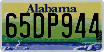 AL license plate 65DP944
