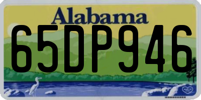 AL license plate 65DP946