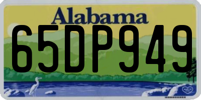 AL license plate 65DP949