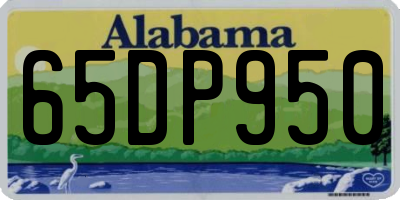 AL license plate 65DP950