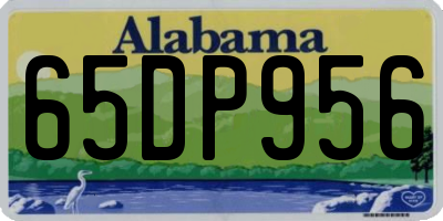 AL license plate 65DP956